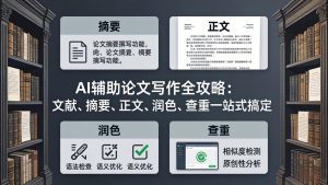 AI辅助论文写作全攻略：文献、摘要、正文、润色、查重一站式搞定-优创圈