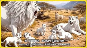 用一张普通图片，通过GPT写剧情，再用Seedance 2.0做动态演绎，居然能生成迪士尼风格搞笑动画-优创圈