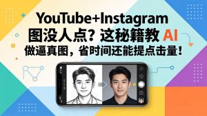 YouTube+Instagram图没人点？这秘籍教 AI 做逼真图，省时间还能提点击量-优创圈