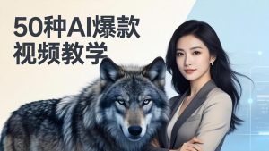 50种AI爆款视频教学：影视级古诗词+治愈萌宠+山海经蛟龙，高阶宝典商业落地-优创圈