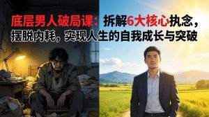 付费文章：底层男人破局课：拆解 6 大核心执念，摆脱内耗，实现人生的自我成长与突破-优创圈
