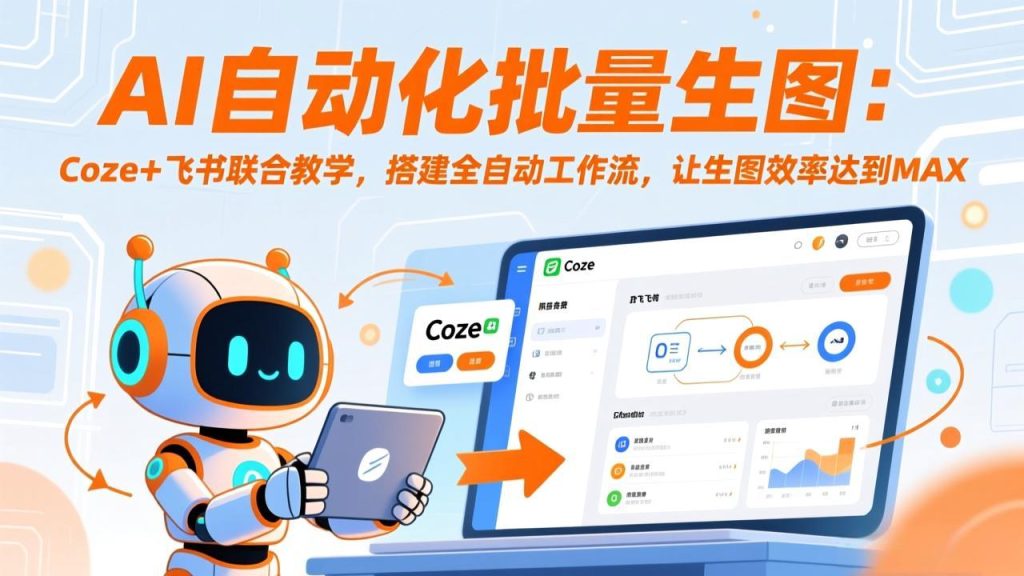 AI自动化批量生图：Coze+飞书联合教学，搭建全自动工作流，让生图效率达到MAX-优创圈
