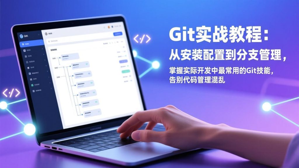 Git实战教程：从安装配置到分支管理，掌握实际开发中最常用的Git技能，告别代码管理混乱-优创圈