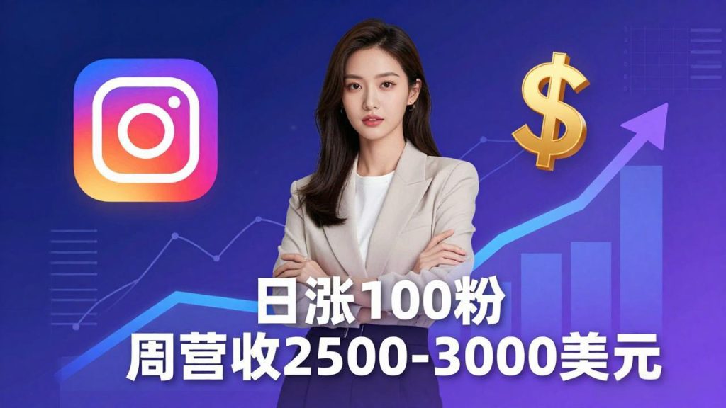 想做数字产品？Sheri亲授：日涨100粉、每周2500至3000美元的营收，Instagram躺着赚-优创圈