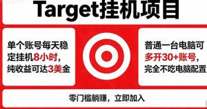 海外平台Target，正规运营商合作、技术兜底长期稳定、防风控、任务不断档、收益透明、灵活提…-优创圈