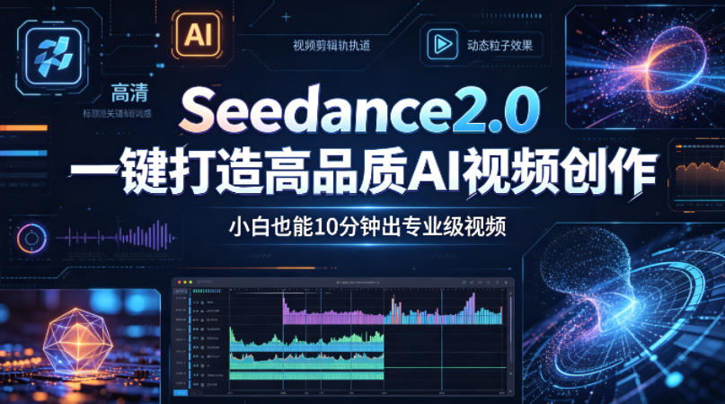 Seedance2.0一键打造高品质AI视频创作，小白也能10分钟出专业级视频-优创圈