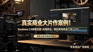 真实商业大片作案例！Seedance 2.0参数设置+后期优化，教你落地商业广告-优创圈