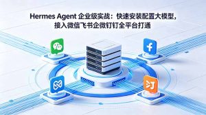Hermes Agent 企业级实战：快速安装配置大模型，接入微信飞书企微钉钉全平台打通-优创圈