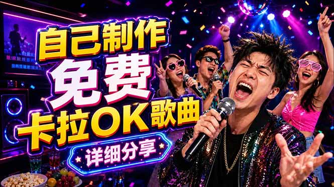 免费卡拉OK歌曲制作全攻略:音轨分离字幕制作,零基础快速做出专业K歌视频-优创圈