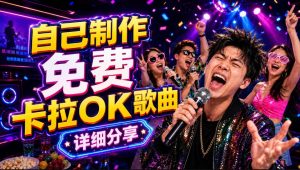零基础AI制作免费卡拉OK视频教程,从歌曲生成、音轨分离到字幕制作、视频导出,手把手教学-优创圈