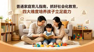付费文章:普通家庭育儿指南,抓好社会化教育,四大维度培养孩子立足能力-优创圈