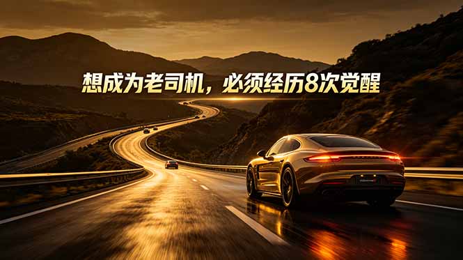 付费文章:想成为老司机,必须经历8次觉醒-优创圈
