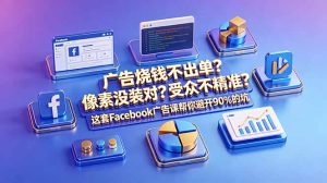 广告烧钱不出单?像素没装对?受众不精准?这套Facebook广告课帮你避开90%的坑-原创双语字幕-优创圈