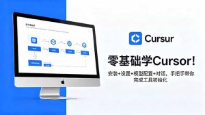 零基础学Cursor!安装+设置+模型配置+对话,手把手带你完成工具初始化-优创圈