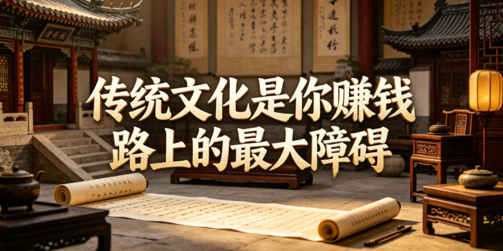 付费文章:传统文化是你賺钱路上的最大障碍-优创圈