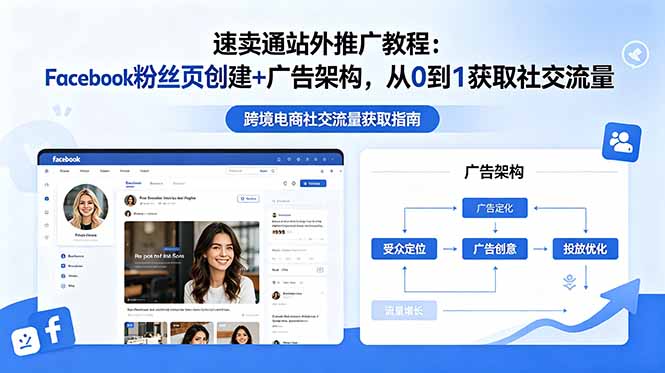 速卖通站外推广教程:Facebook粉丝页创建+广告架构,从0到1获取社交流量-优创圈