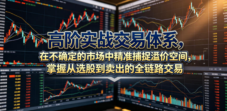 高阶实战交易体系,在不确定的市场中精准捕捉溢价空间,掌握从选股到卖出的全链路交易心法(更新6月)-优创圈