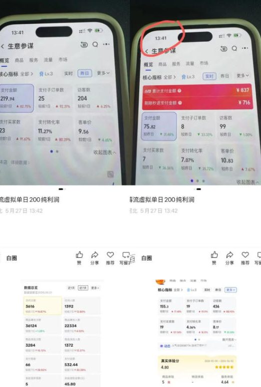 薅流虚拟2.0陪跑课,0成本AI流程化操作,淘宝+闲鱼同步玩法,上一次货两个平台有收益,单店每天200纯利润-优创圈