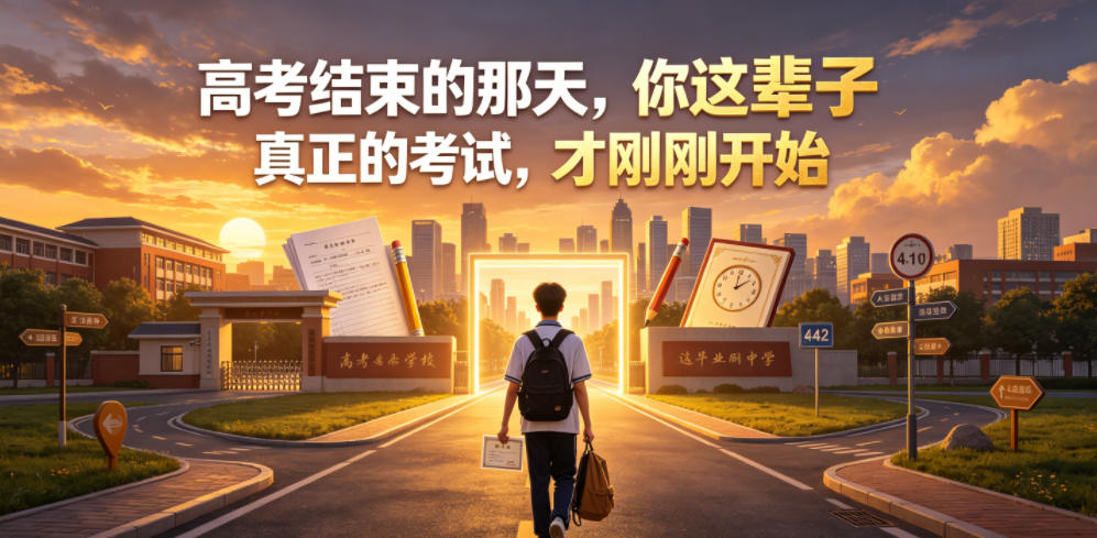付费文章:高考结束的那天,你这辈子真正的考试,才刚刚开始-优创圈