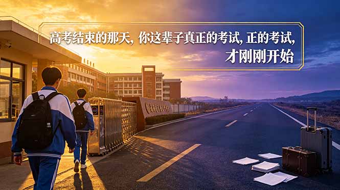 付费文章:高考结束的那天,你这辈子真正的考试,才刚刚开始-优创圈