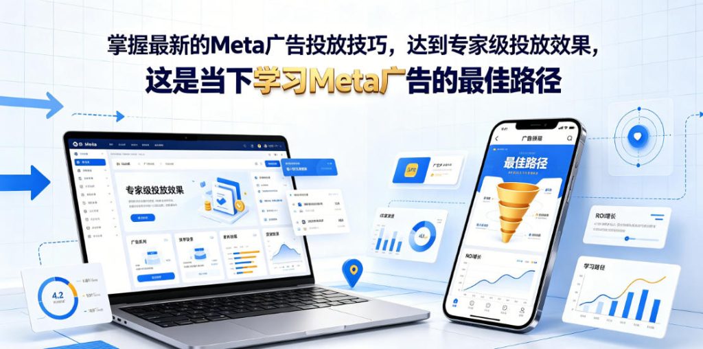掌握最新的Meta广告投放技巧,达到专家级投放效果,这是当下学习Meta广告的最佳路径【原创双语字幕】-优创圈