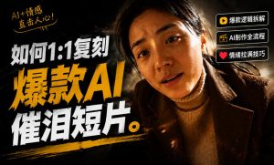 豆包+Gemini生成真人AI短剧-拆解复刻百万爆款第一人称短片,一站式讲透爆款复刻全流程-优创圈