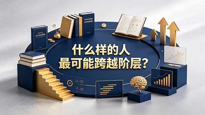 付费文章:什么样的人最可能跨越阶层?具备这五种特质,普通人也能顺利跨越阶层-优创圈