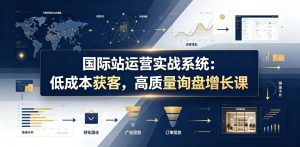 国际站运营实战系统:低成本获客,高质量询盘增长课(更新26年)-优创圈
