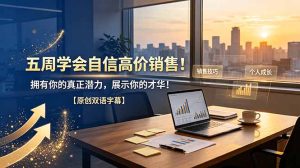 五周学会自信高价销售！拥有你的真正潜力，展示你的才华！【原创双语字幕】-优创圈