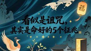 付费文章：看似是诅咒，其实是命好的5个征兆-优创圈