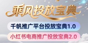 小红书千帆推广平台投放宝典，小红书电商推广投放宝典2.0-优创圈