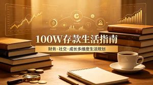 付费文章：100W存款生活指南，如何从财务、社交、成长等维度规划自己的生活-优创圈