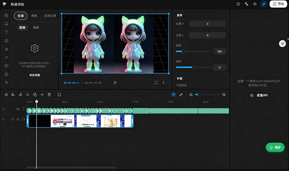开源“剪映CapCut”替代品，居然支持一键生成视频字幕？还可在线AI剪辑视频，这也太爽了吧 Cutia-优创圈