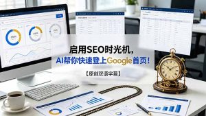 启用SEO时光机,AI帮你快速登上Google首页!【原创双语字幕】-优创圈