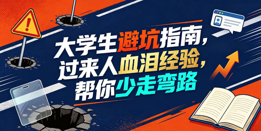 某公众号付费文章：大学生避坑指南，过来人血泪经验，帮你少走弯路-优创圈