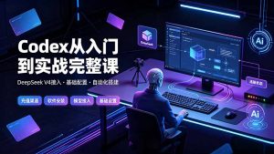 Codex从入门到实战完整课|充值·安装·接入DeepSeek,记忆·插件·Skill·CLI·MCP全拆解-优创圈
