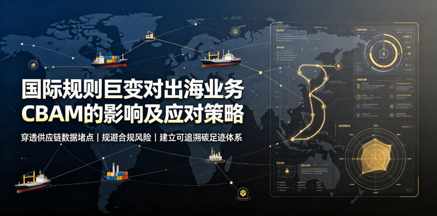 国际规则巨变对出海业务CBAM的影响及应对策略,帮助企业穿透供应链数据堵点,规避合规风险-优创圈