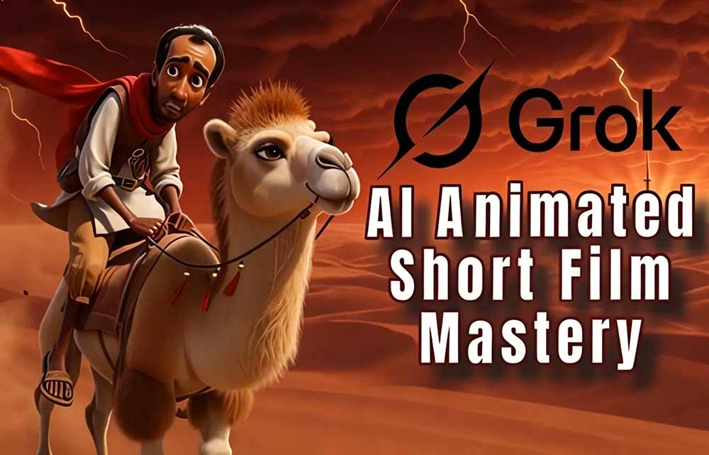Grok Imagine AI故事动画短片实战:电影级视觉效果+角色一致性+高级提示词+后期剪辑全流程-优创圈