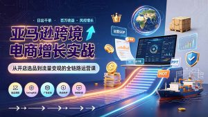 亚马逊0-1孵化特训营8期:从注册风控到稳定日出千单实战,规避审核封店风险,标准化执行流程落地-优创圈