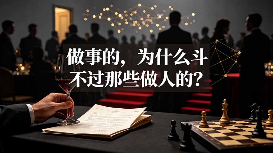 付费文章:做事的,为什么斗不过那些做人的?-优创圈