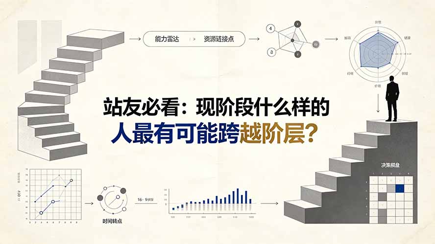 付费文章:站友必看:现阶段什么样的人最有可能跨越阶层?-优创圈