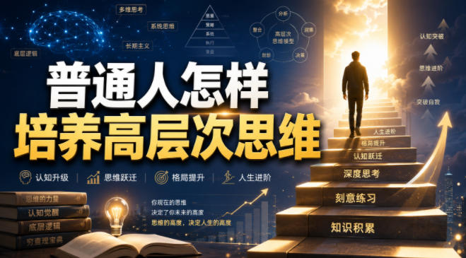 付费文章:普通人怎样培养高层次思维-优创圈