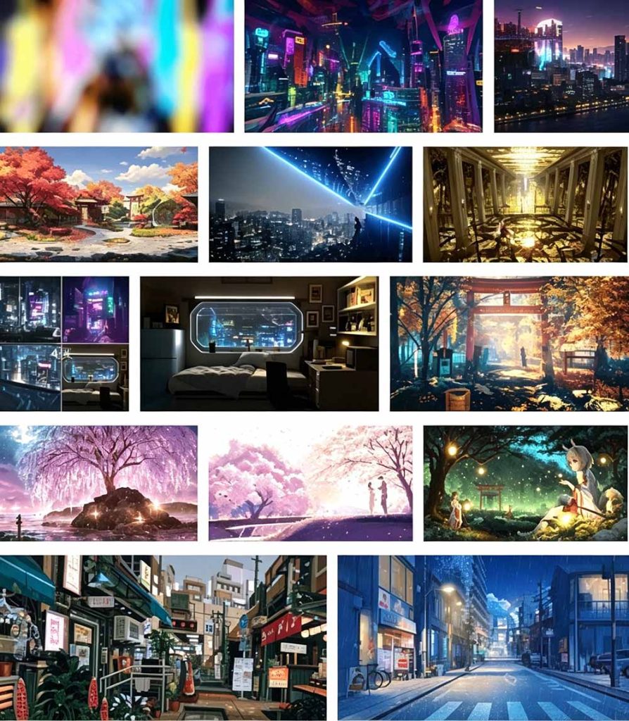 某宝付费购买！108GB，直播绿幕二次元3D动态虚拟背景合集，抖音动漫房间高清直播素材，电脑桌面壁纸-优创圈