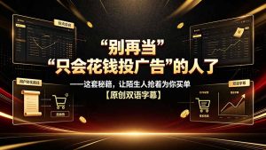 别再当“只会花钱投广告”的人了——这套秘籍,让陌生人抢着为你买单【原创双语字幕】-优创圈