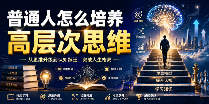 公众号付费文章:普通人怎么培养高层次思维-优创圈