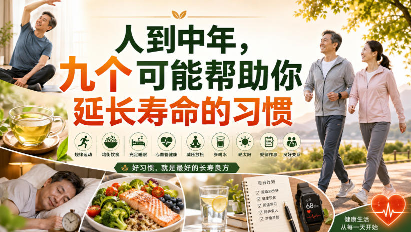 付费文章：人到中年，九个可能帮助你延长寿命的习惯-优创圈