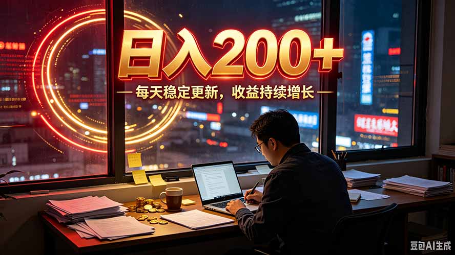 番茄达人变现新玩法,全自动运行 每日300+