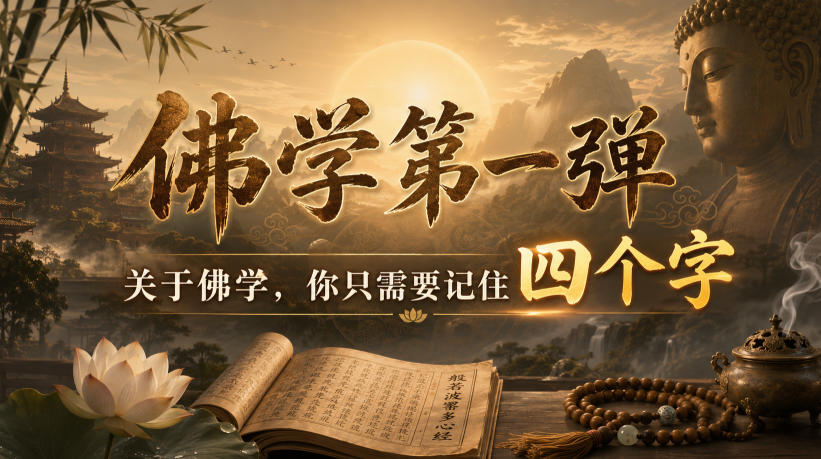 付费文章：佛学第一弹，关于佛学，你只需要记住四个字-优创圈