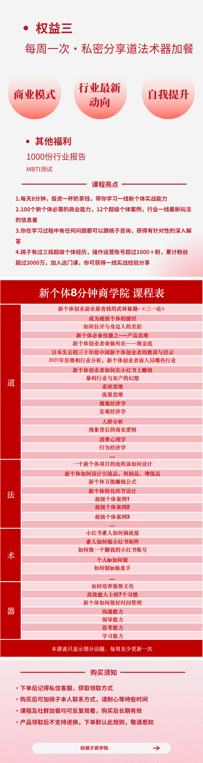 AI+新个体创业必修课|道法术器|商业逻辑·小红书流量·AI智能体|低成本打造个人变现小生意全套教学