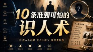 付费文章:10条准到可怕的识人术-优创圈